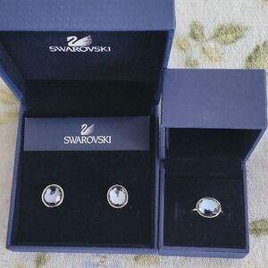 Swarovski Silver and Crystal Earrings